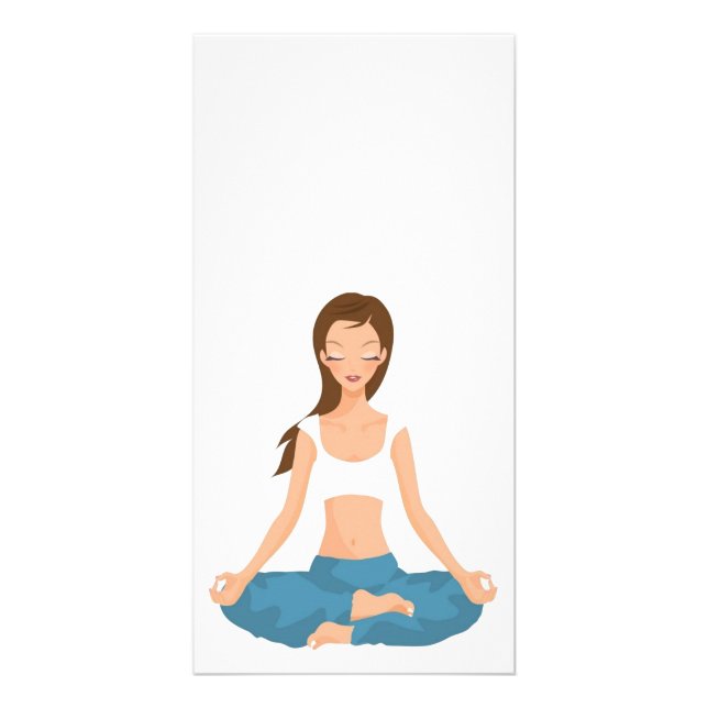 Yoga Pilates Meditation l Health & Fitness Card (Front)