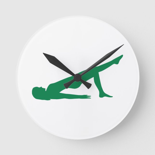 Yoga Pilates Round Clock (Front)