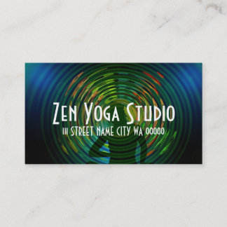 Yoga Pilates Studio Classes Instructor Business Card