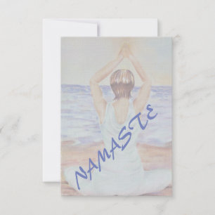 YOGA PLEASE   RSVP CARD