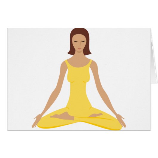 Yoga Pose Girl Cards (Front Horizontal)