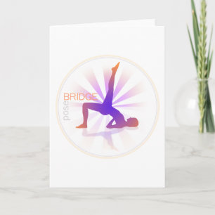 Yoga Pose Greeting Card