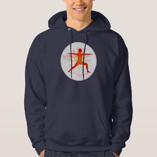Yoga Pose Hoodie (warrior pose)