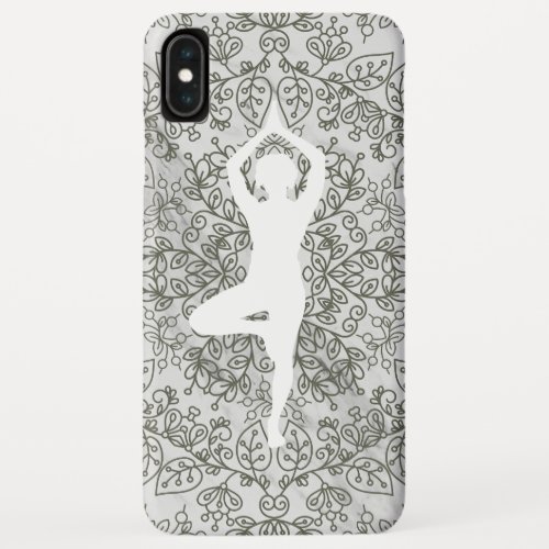 Yoga Pose Mandala iPhone XS Max Case
