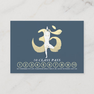 YOGA Pose OM Symbol Class Pass Loyalty Appointment