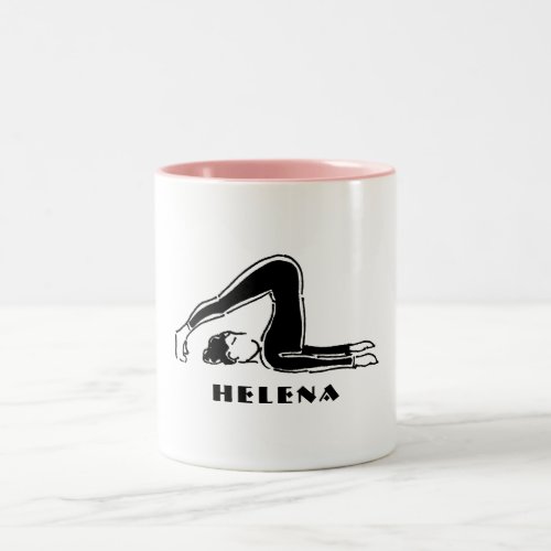 Yoga Pose Personalized Gift Mug for Her