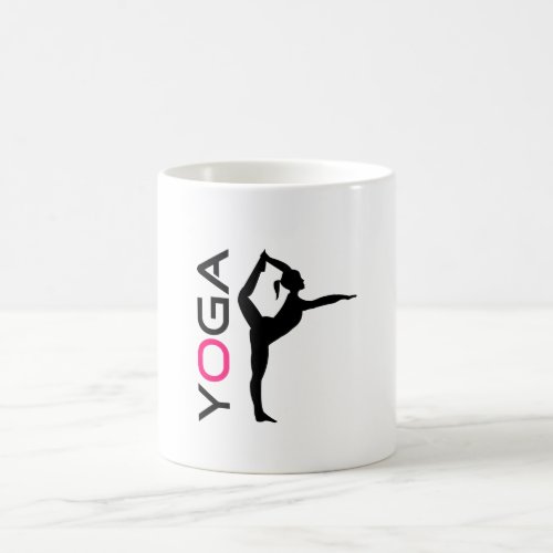 Yoga Pose Silhouette Coffee Mug