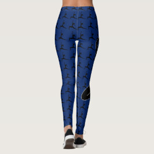Yoga Pose Silhouette Leggings