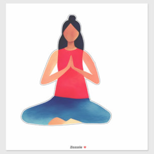 Yoga Pose Sticker