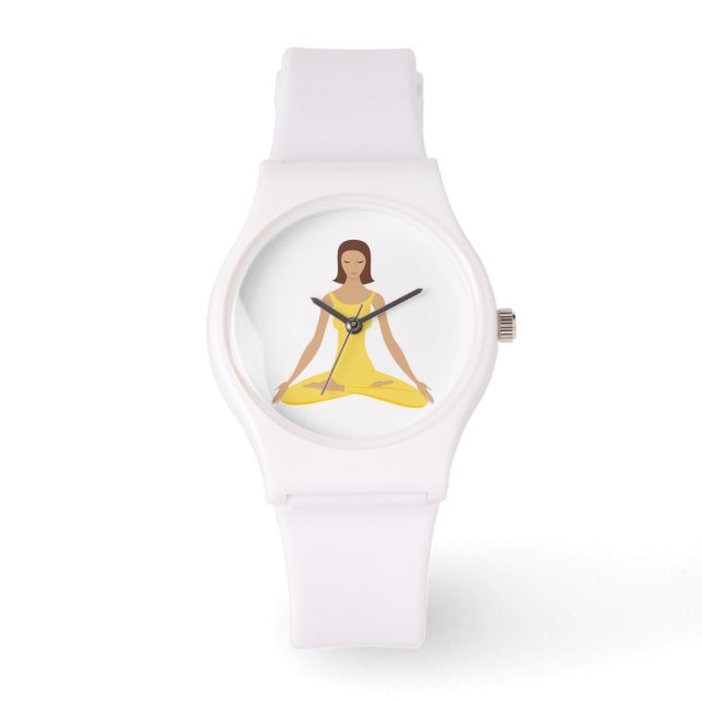 Yoga Pose Womens Watch (Front)