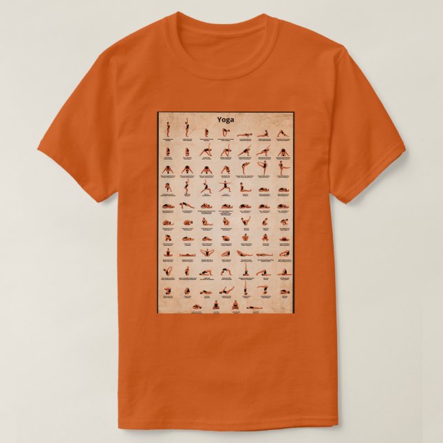 Yoga poses 3 T-Shirt (Design Front)