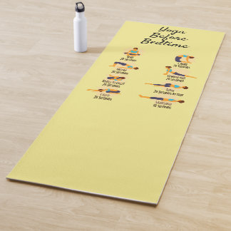Yoga Poses Before Bed Routine Poses With Times Mat