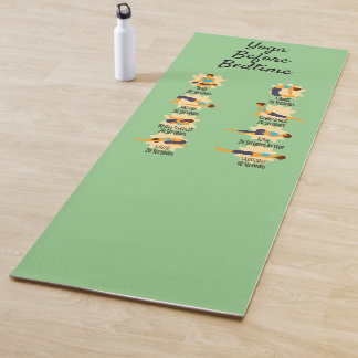 Yoga Poses Before Bed Routine Poses With Times Mat