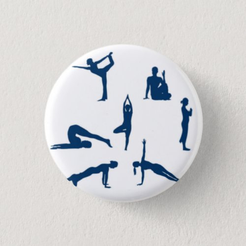 Yoga Poses Button