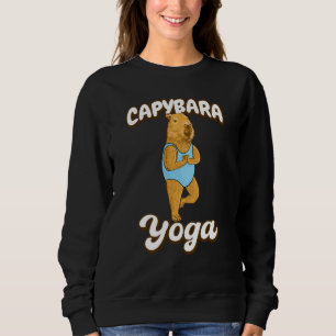Yoga poses Capybara Gymnastic leotard Sweatshirt