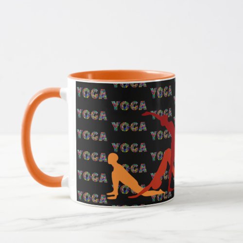 Yoga Poses Ceramic Gift Coffee Tea Cup Mug
