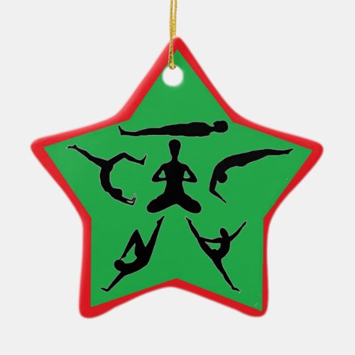 Yoga Poses _ Christmas Ornaments