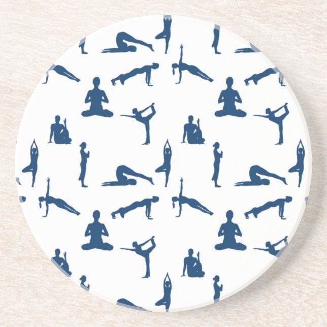 Yoga Poses Coaster (Front)