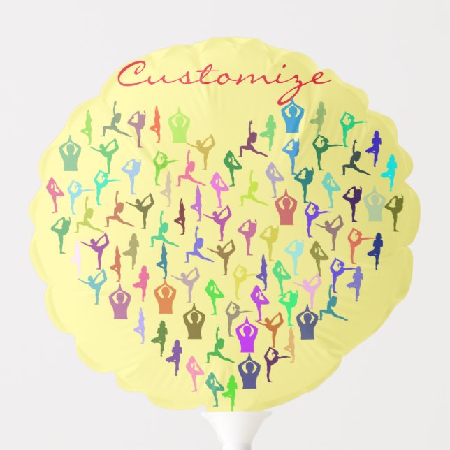 Yoga Poses Heart Thunder_Cove Balloon (Front)