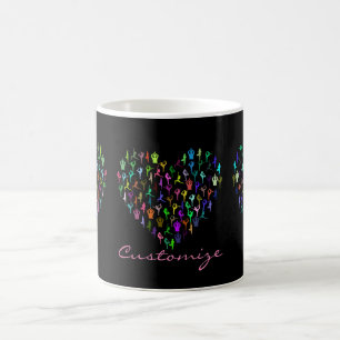 Yoga Poses Heart Thunder_Cove Coffee Mug
