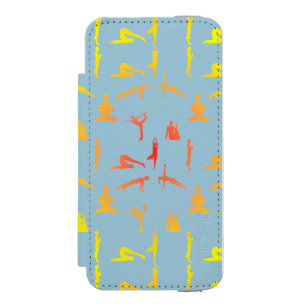 Yoga Poses iPhone SE/5/5s Wallet Case