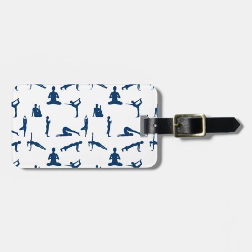 Yoga Poses Luggage Tag