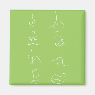 Yoga Poses Magnet