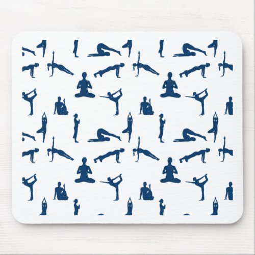 Yoga Poses Mouse Pad