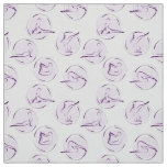 Yoga poses pattern fabric