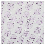 Yoga poses pattern fabric