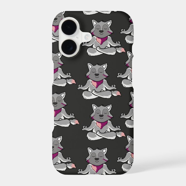 Yoga poses pattern | Yoga seamless pattern 19 Iphone Case (Back)