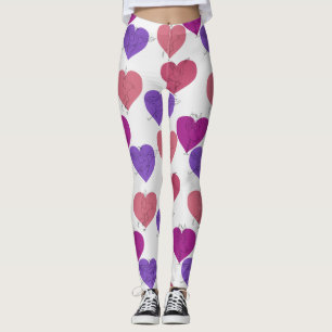 Yoga poses pattern Yoga seamless pattern 1 Leggings