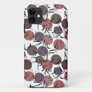 Yoga poses pattern Yoga seamless pattern 22 iPhone 11 Case