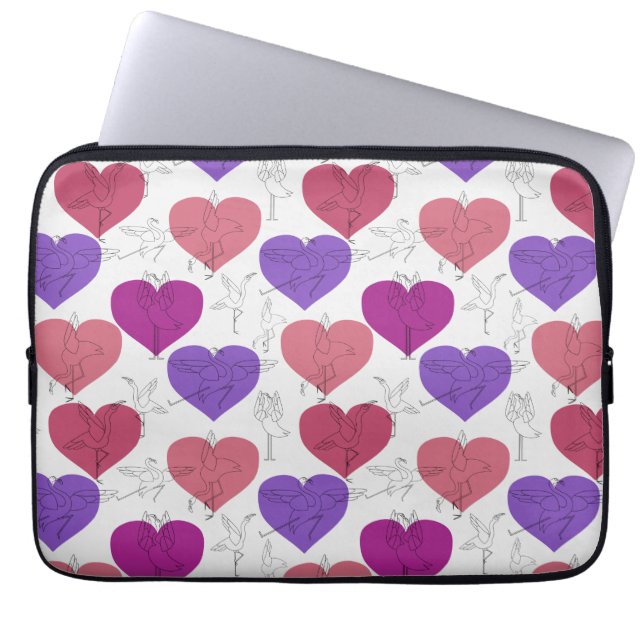 Yoga poses pattern | Yoga seamless pattern 3 Laptop Sleeve (Front)