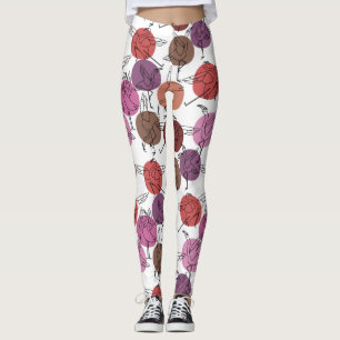 Yoga poses pattern   Yoga seamless pattern 40 Leggings