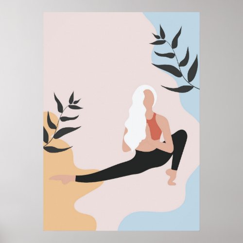 yoga poses poster