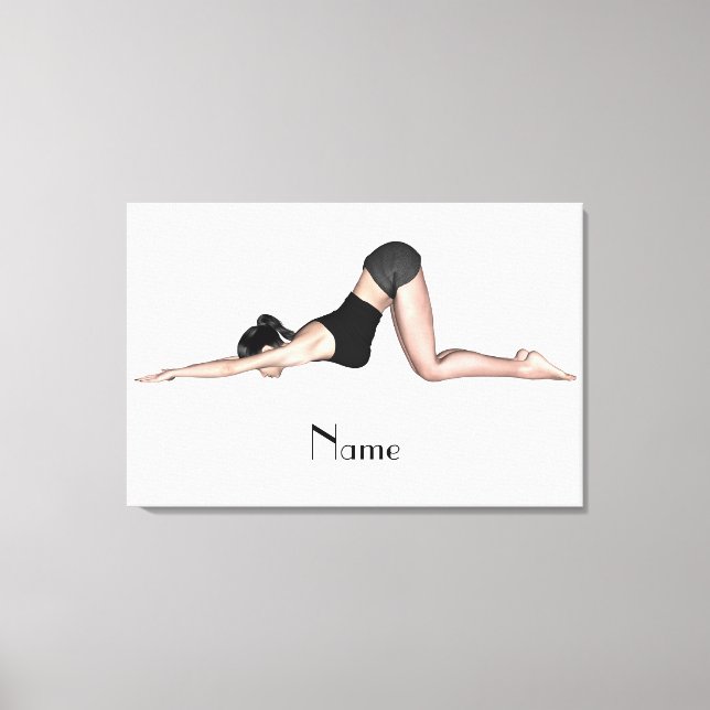 Yoga Poses Thunder_Cove  Canvas Print (Front)