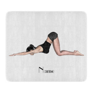 Yoga Poses Thunder_Cove  Cutting Board