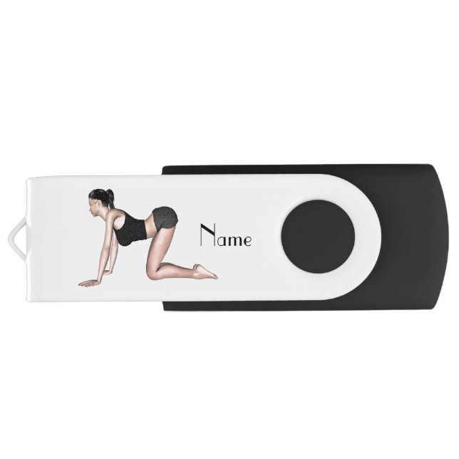 Yoga Poses Thunder_Cove  Flash Drive (Back)