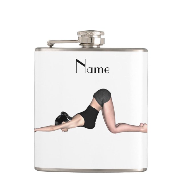 Yoga Poses Thunder_Cove Flask (Front)