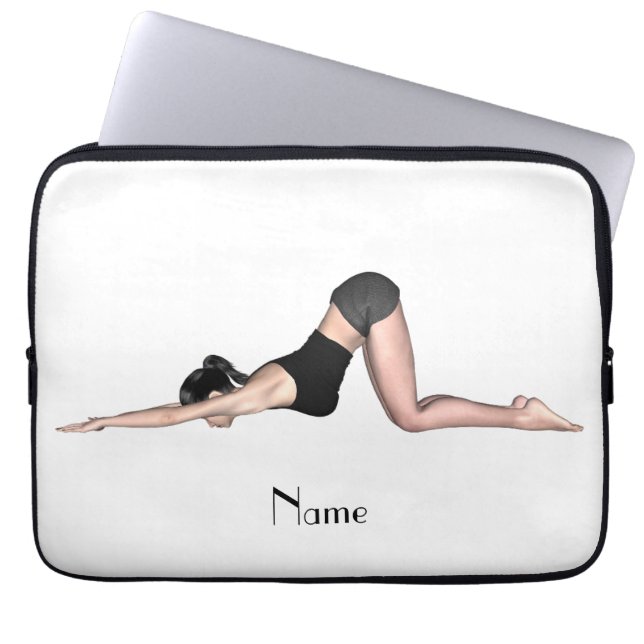 Yoga Poses Thunder_Cove Laptop Sleeve (Front)