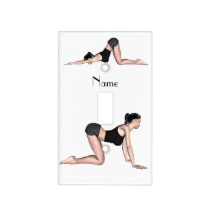 Yoga Poses Thunder_Cove Light Switch Cover