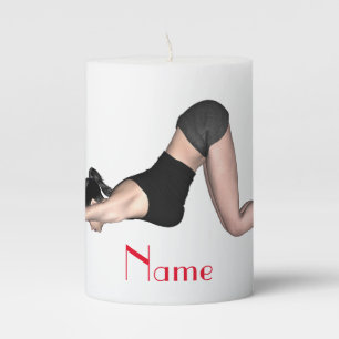 Yoga Poses Thunder_Cove Pillar Candle