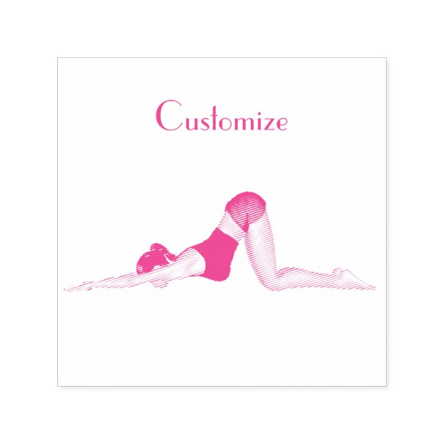 Yoga Poses Thunder_Cove Self-inking Stamp (Design)