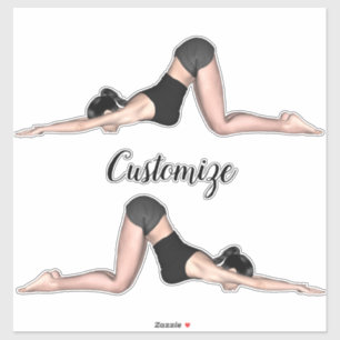 Yoga Poses Thunder_Cove  Sticker