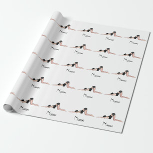 Yoga Poses Thunder_Cove Wrapping Paper