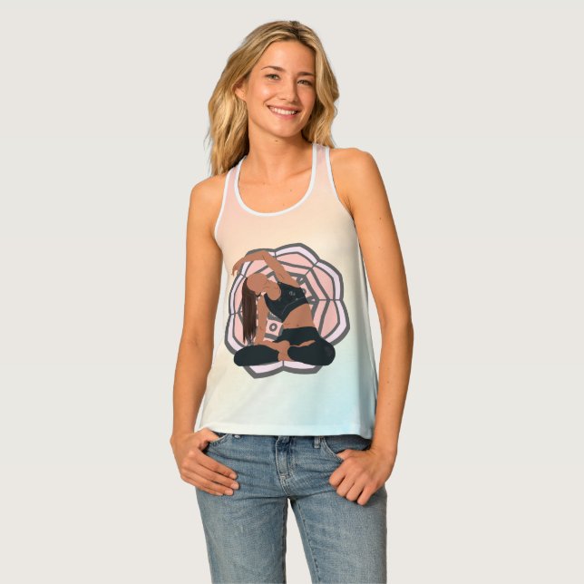 YOGA Position Tank Top (Front Full)