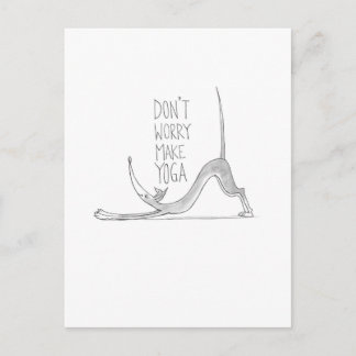 Yoga Postcard