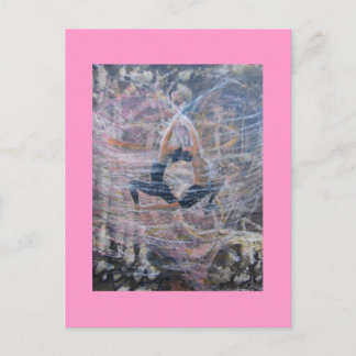Yoga postcard