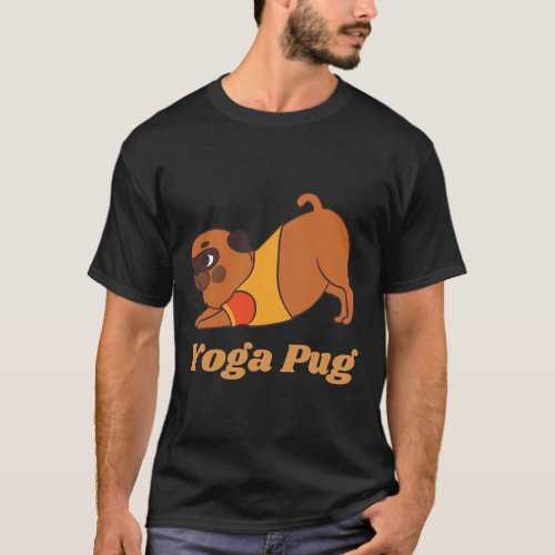 Yoga Pug Classic T_Shirt 629